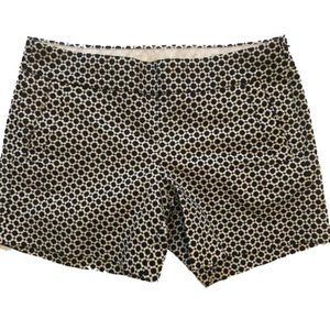 Stretch Shorts - Black & White Size 4
